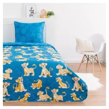 Покрывало стеганое «Король лев» 145х205 см, аэрософт, бязь