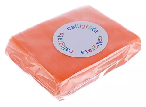 Полимерная глина флюор, персиковый