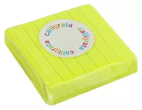 Полимерная глина флюор, салатовый