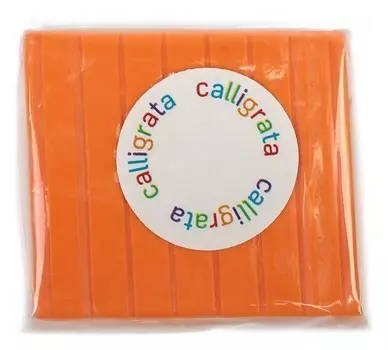 Полимерная глина оранжевая