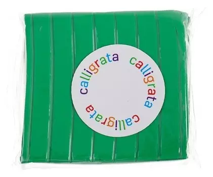 Полимерная глина зелёная