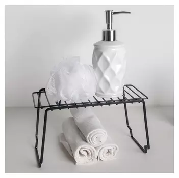 Полка, 24×14,3×14,6 см, цвет чёрный