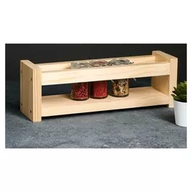 Полка деревянная "Специи", цвет кремовый, 12 х 36 х 10 см