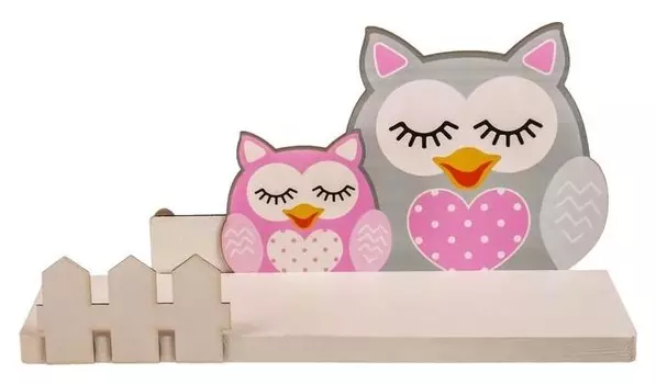 Полка детская "Совушки"