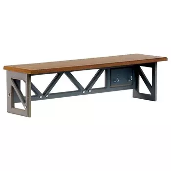 Полка Лофт Орех 49х14х14 см