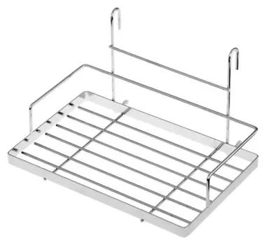 Полка на рейлинг, цвет хром