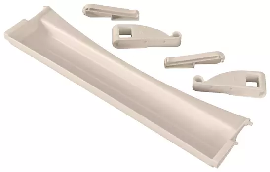 Полка-органайзер выдвижная дэми, 1 отделение, пластик, бежевая, 30х420х110 мм, окп.06