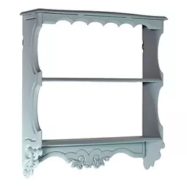 Полка Прованс трехъярусная 49х13х49 см Серый