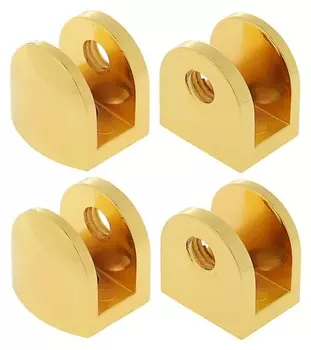Полкодержатель P110gp, 10 мм, 4 шт в наборе, цвет золото