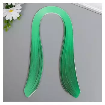 Полоски для квиллинга 120 полосок плотность 120 гр "Салат" ширина 0,5 см длина 53 см