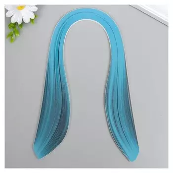 Полоски для квиллинга 120 полосок плотность 120 гр "Синие" ширина 0,5 см длина 53 см