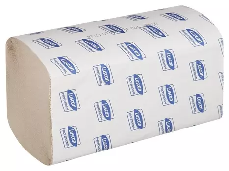 Полотенца бумажные листовые Luscan Professional V-сложения 1-слойные 20 пачек