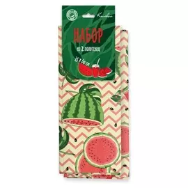 Полотенце 35*60 см, арбуз рогожка, хл