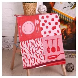 Полотенце 45х60 см, готовим дома (Рис.1), рогожка, 170 гр/м2, хлопок 100%