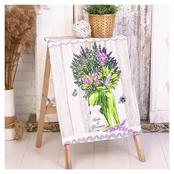 Полотенце 45х60 см, лаванда (Рис.1), вафля, 160 гр/м2, хлопок 100%