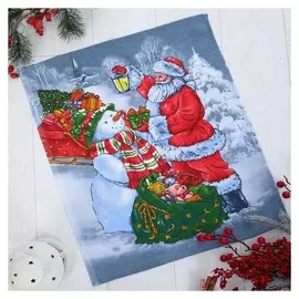 Полотенце 45х60 см, вафля, 160 г/м, хлопок 100%