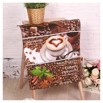 Полотенце 50х60 см, ристретто, вафля, 170 гр/м2, хлопок 100%