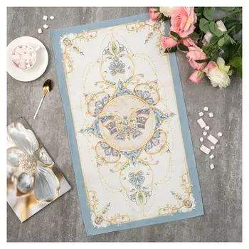 Полотенце этель «Драгоценности» 40х73 см, 100% хл, саржа 190 гр/м2