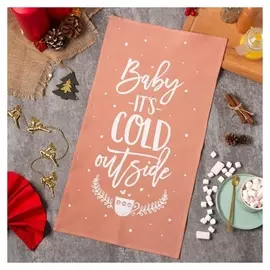Полотенце этель "It's Cold Outside" 32*58 (±3 см), 100% хлопок