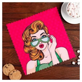 Полотенце этель Love Life "Куколка" 30*30 см, 100% п/э