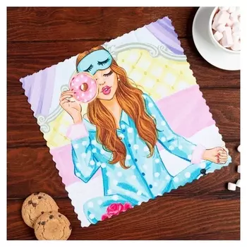 Полотенце этель Love Life "Милая" 30*30 см, 100% п/э