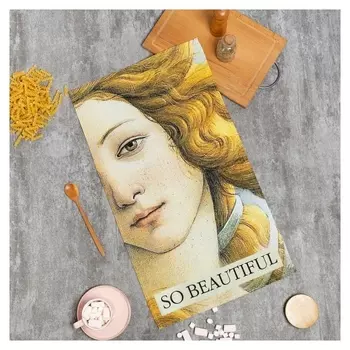 Полотенце этель "Венера" 40х73 см, 100% хл, вафля 160 г/м2