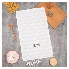 Полотенце доляна Friday 35х60 см, 100% хл, вафля 160 г/м2