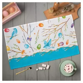 Полотенце доляна Happy Easter 35х60см