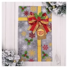 Полотенце "Доляна" подарок 35х60 см,100% хлопок 160 г/м2