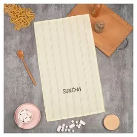 Полотенце доляна Sunday 35х60 см, 100% хл, вафля 160 г/м2