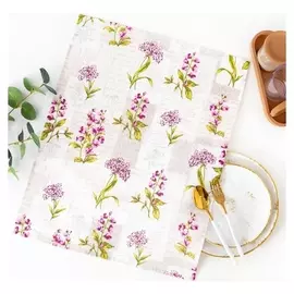 Полотенце Domovita романтика 45х60см, хлопок 100%, 170 г/м2, рогожка, (Пакет)