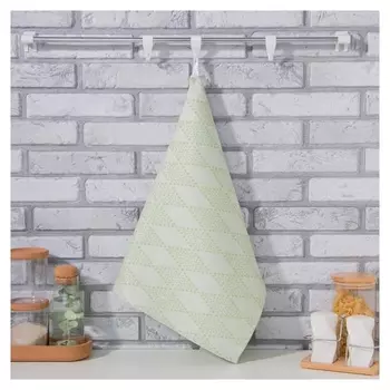 Полотенце "Этель" ажур 40х60см, цв.зелёный, 200г/м2, 100% хл