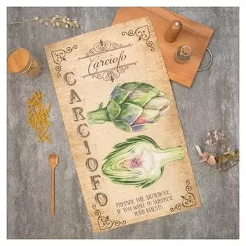 Полотенце "Этель" Carciofo 40х73 см, 100% хл, саржа 190 гр/м2