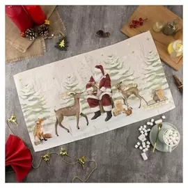 Полотенце "Этель" Christmas Forest 40х73 см, 100% хл, саржа 190 гр/м2