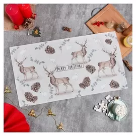 Полотенце "Этель" Deer And Bumps 40х73 см, 100% хл, саржа 190 гр/м2