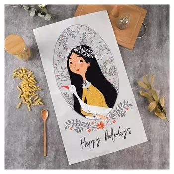 Полотенце "Этель" Happy Holidays 40х73 см, 100% хл, саржа 190 гр/м2