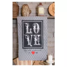 Полотенце "Этель" Love Is All Around 40х67 см, 100% хл, саржа 190 гр/м2