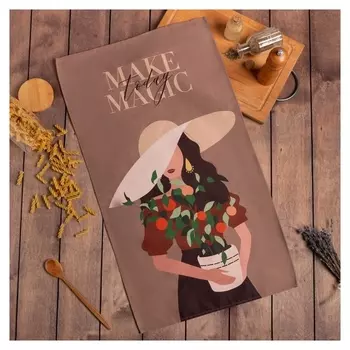 Полотенце "Этель" Make Magic 40х73 см, 100% хл, саржа 190 гр/м2