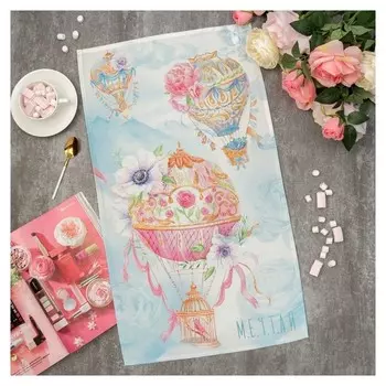 Полотенце "Этель" мечтай 40х73 см, 100% хл, саржа 190 гр/м2