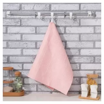 Полотенце "Этель" Natural Series 40х60 см, цв.розовый, 100% хл