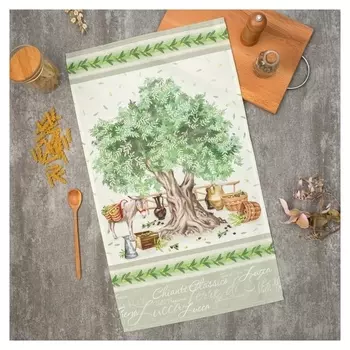 Полотенце "Этель" Olivia 40х73 см, 100% хл, саржа 190 гр/м2