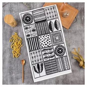 Полотенце "Этель" орнамент 40х73 см, 100% хл, репс 210 гр/м2