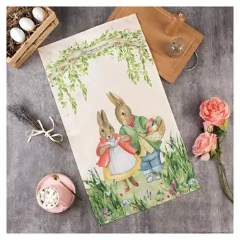 Полотенце "Этель" радости и тепла 40х73 см, 100% хл, саржа 190 гр/м2