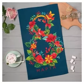 Полотенце кухонное «8 марта» 35х60 см