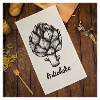 Полотенце кухонное доляна Artichoke 35х60 см, 100% хл, 160г/м2