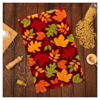 Полотенце кухонное доляна «Осень», 40х60±5 см, велюр/махра