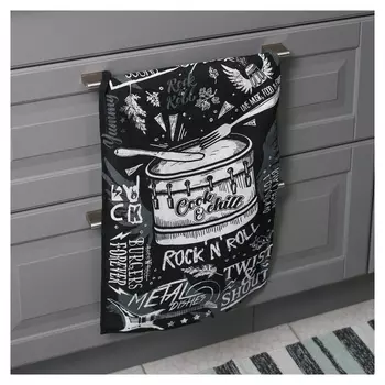 Полотенце кухонное «Rock'n'roll» 35х60 см