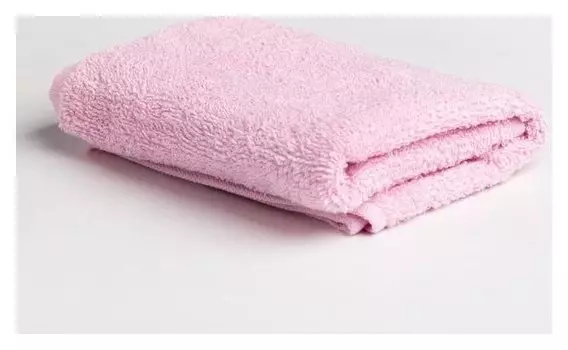 Полотенце махровое экономь и Я 30х60 см, цв. розовый, 100% хлопок, 320 гр/м2