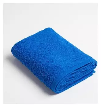 Полотенце махровое экономь и Я 30х60 см, цв. синий, 100% хлопок, 320 гр/м2