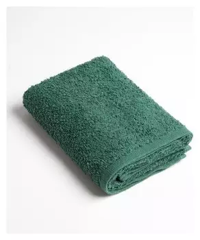 Полотенце махровое экономь и Я 30х60 см, цв. темно-зеленый, 100% хлопок, 320 гр/м2